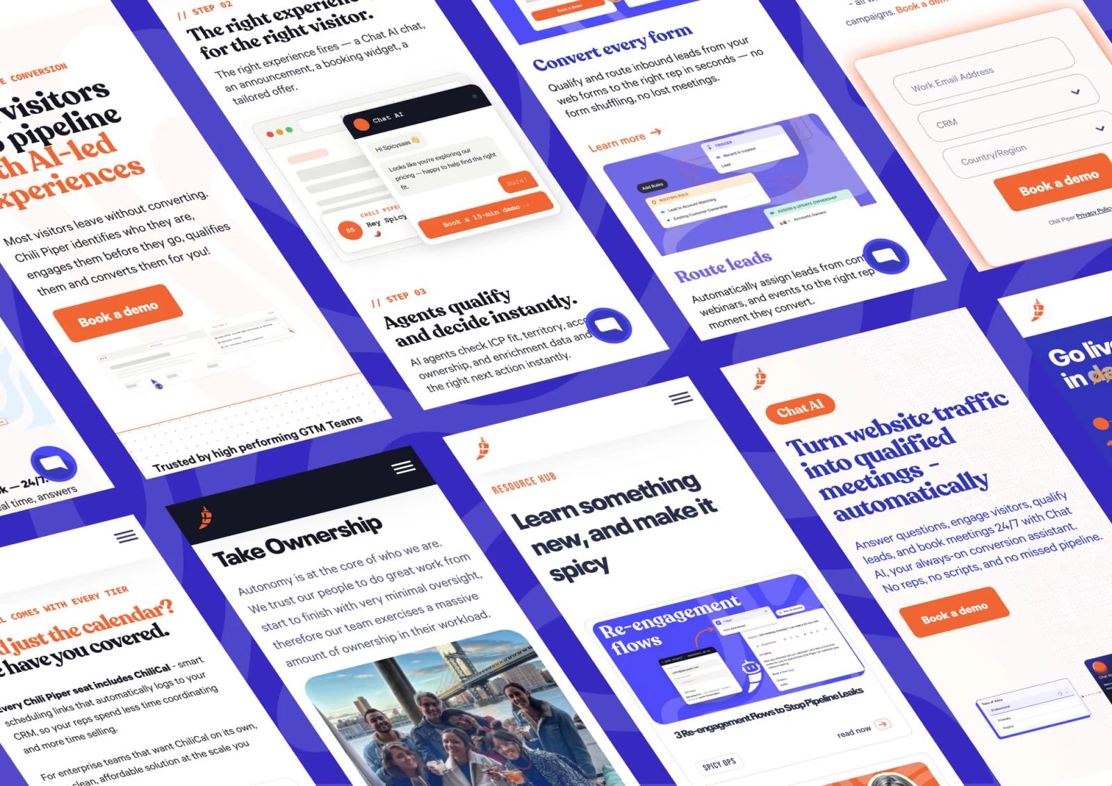 Chili Piper: Repositioning & Solving a $65K/Year Webflow Enterprise Problem project screenshot 6