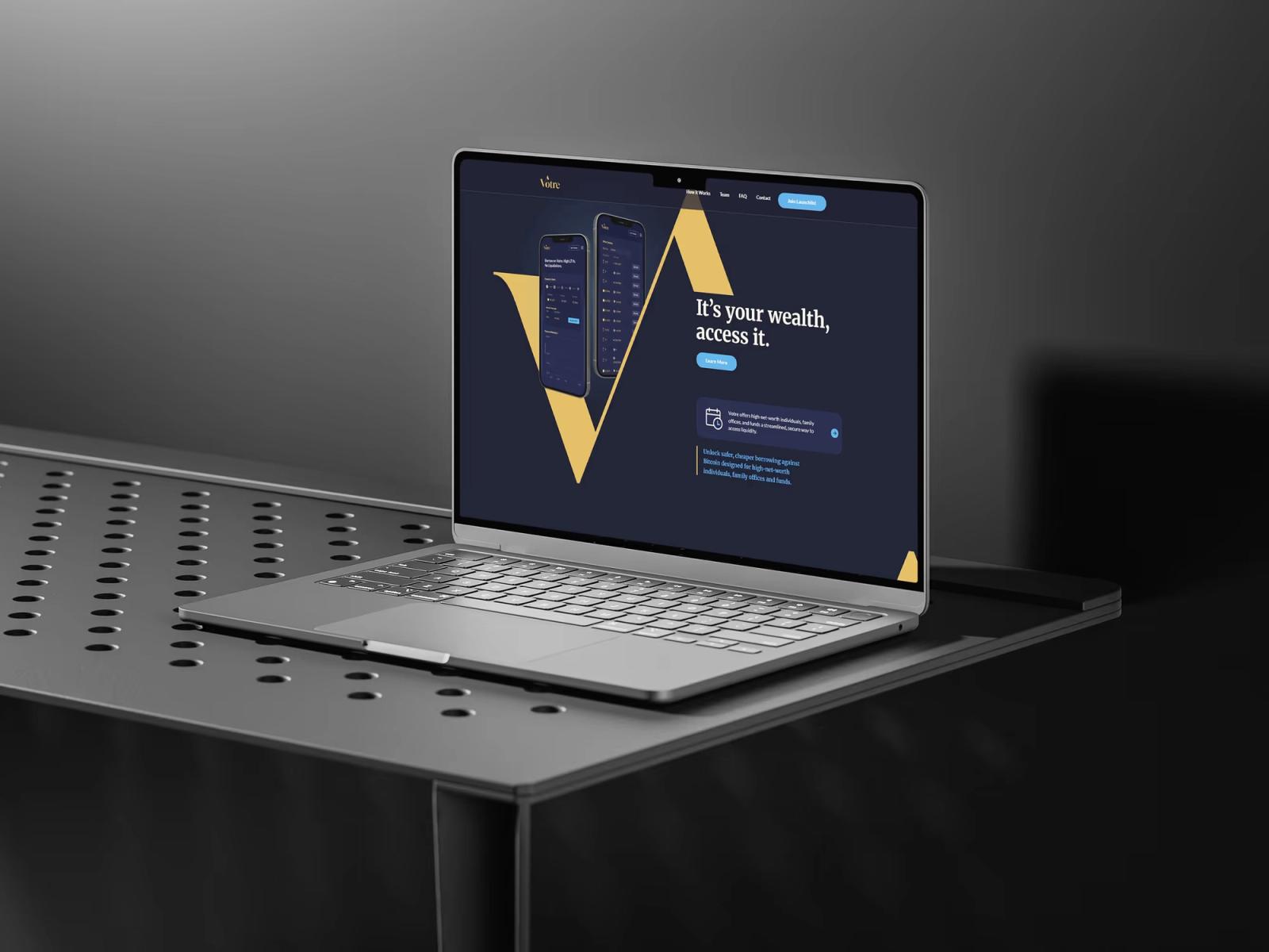 Votre: From DeFi Mechanics to a $3.75M Seed-Backed Investor Narrative project screenshot 3