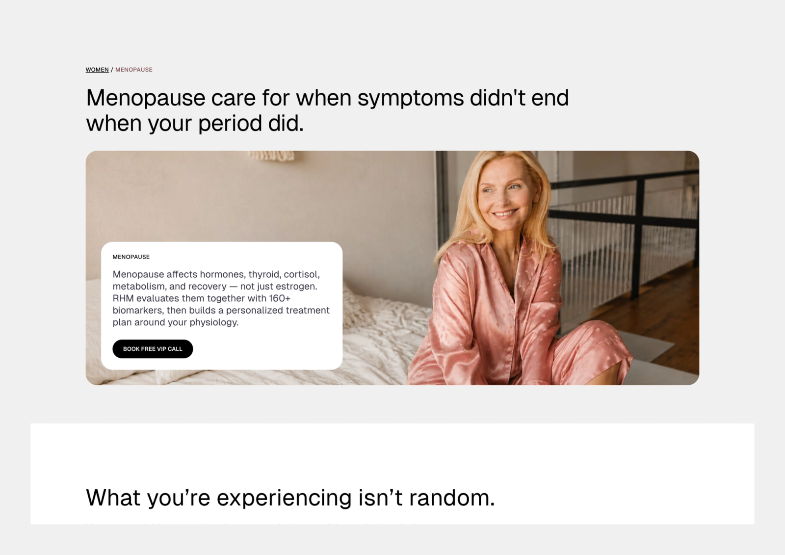 RHMMed: A Hormone Clinic's Rebrand, Rebuild, and Growth Engine project screenshot 2