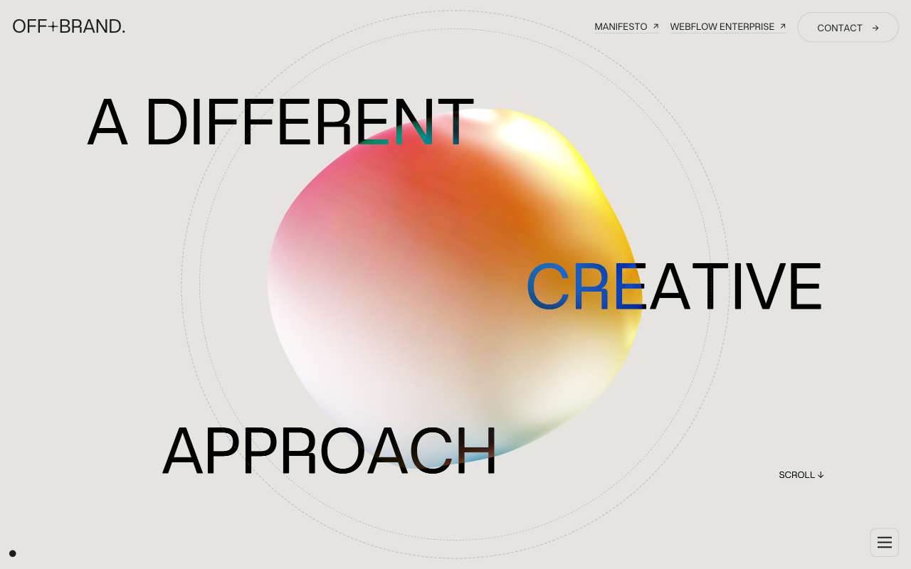 OFF+BRAND homepage screenshot