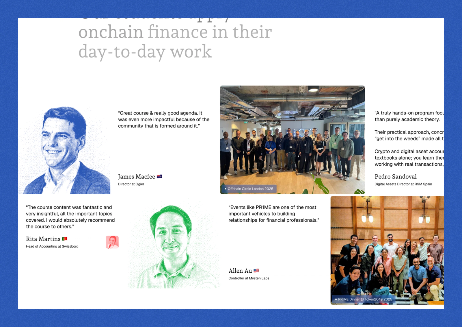 On-Chain Finance Institute: Splitting the Brand Without Losing the Traffic project screenshot 2