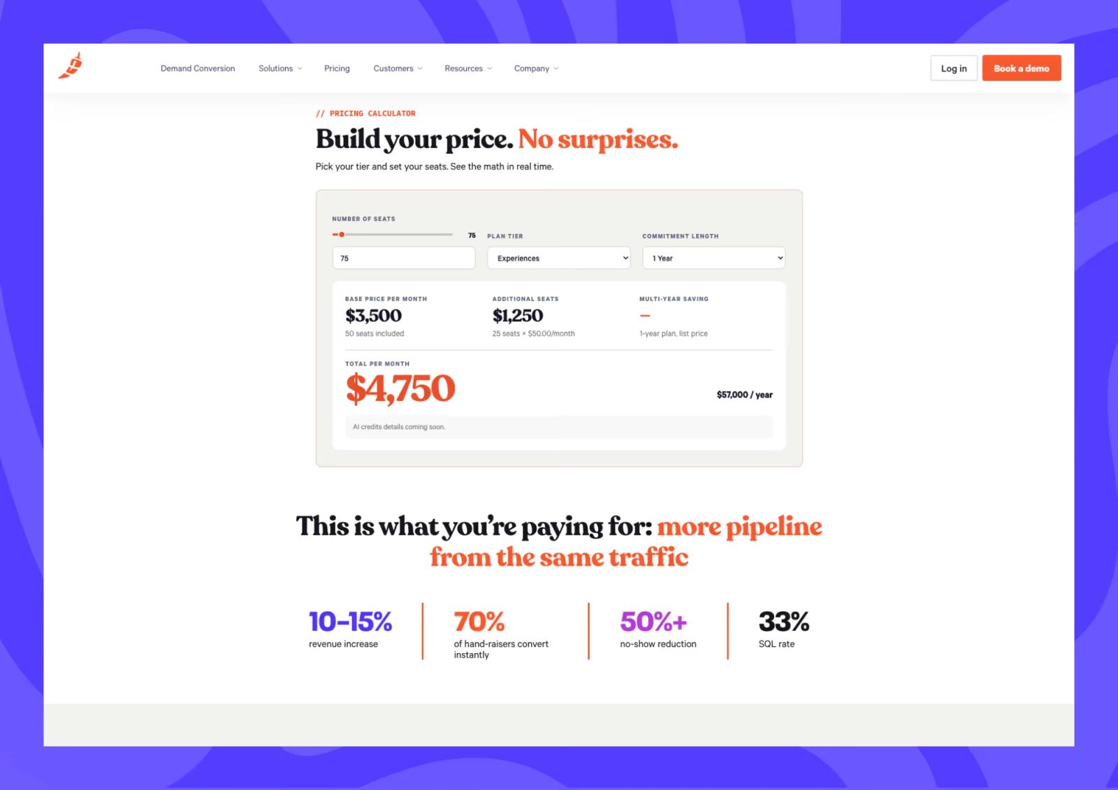 Chili Piper: Repositioning & Solving a $65K/Year Webflow Enterprise Problem project screenshot 7