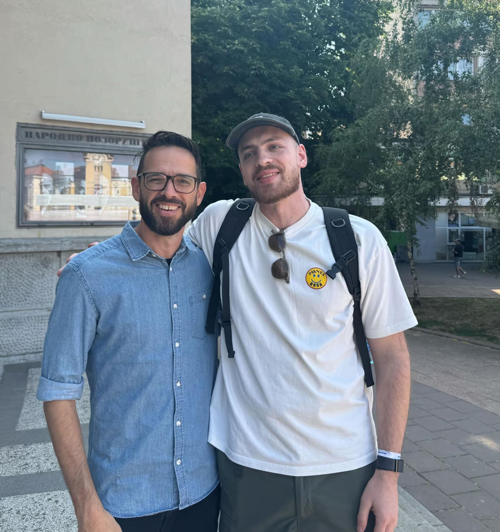 Flowconf recap: Photo with Ran Segal 