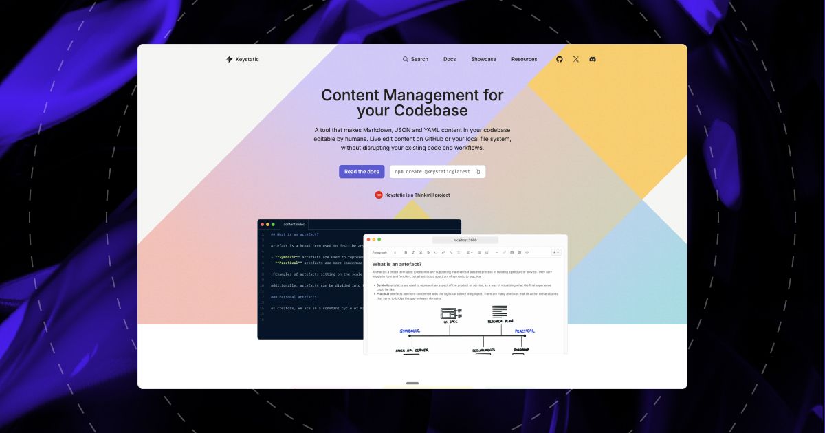 Keystatic CMS with Astro: Git-based editing at /keystatic
