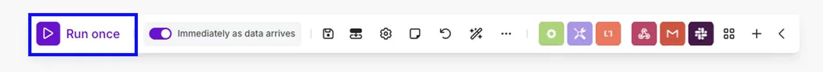 See what data gets pushed to Webflow by running scenario