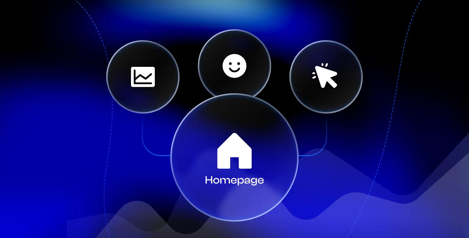 When to use a home page