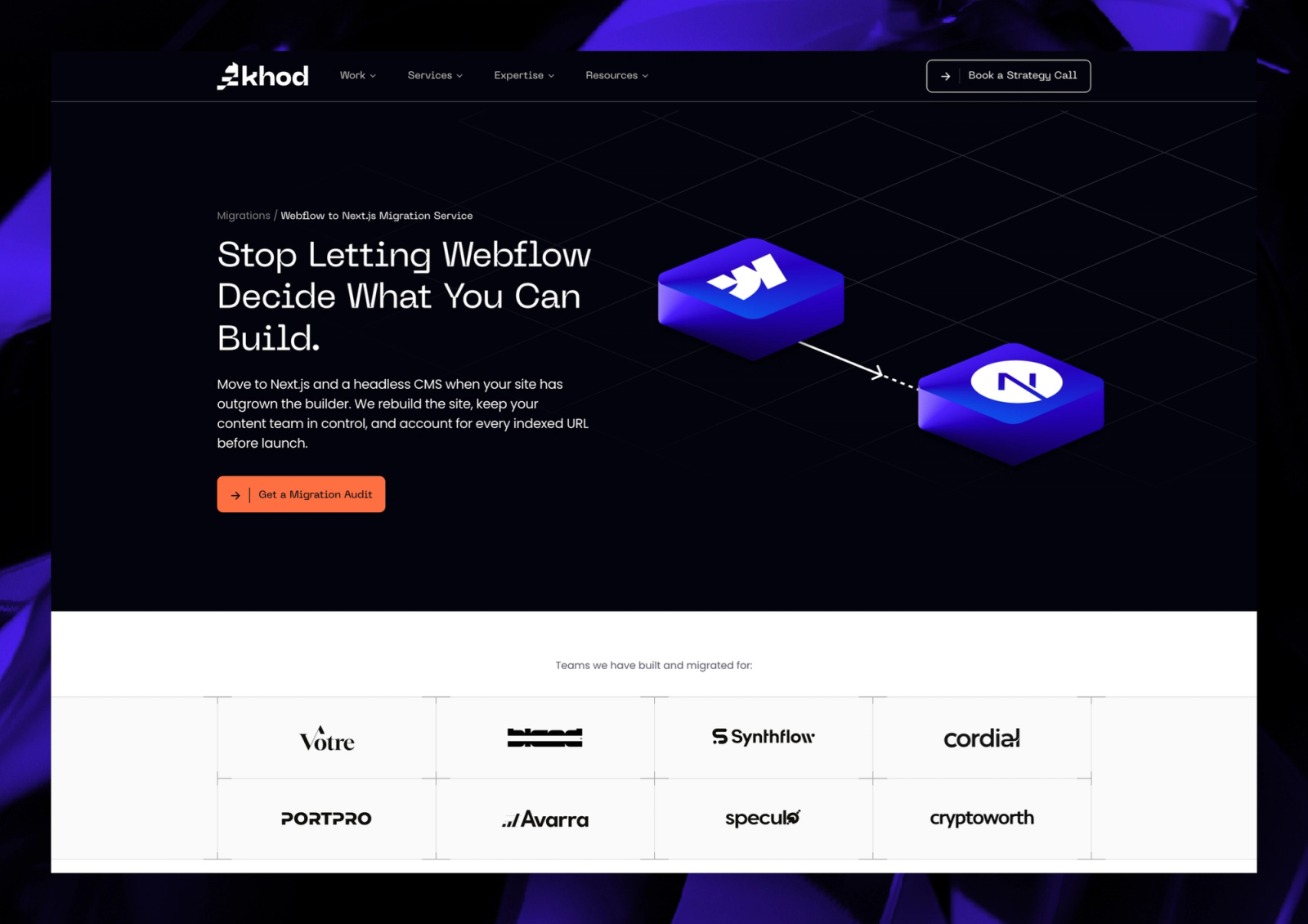 Off Webflow: The Migration, and What Speed Bought Us Since screenshot 7