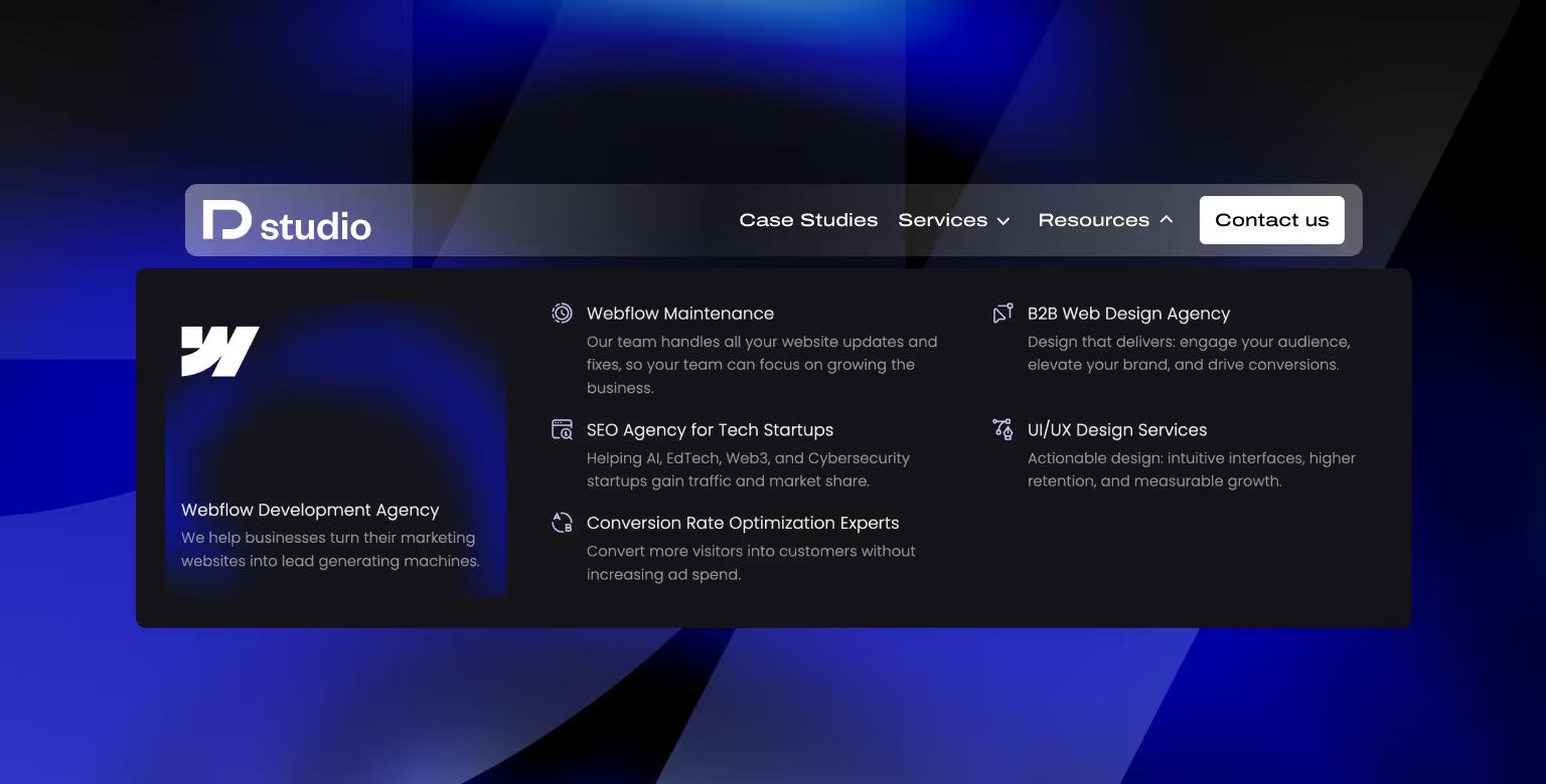 UX and UI of navigation elements
