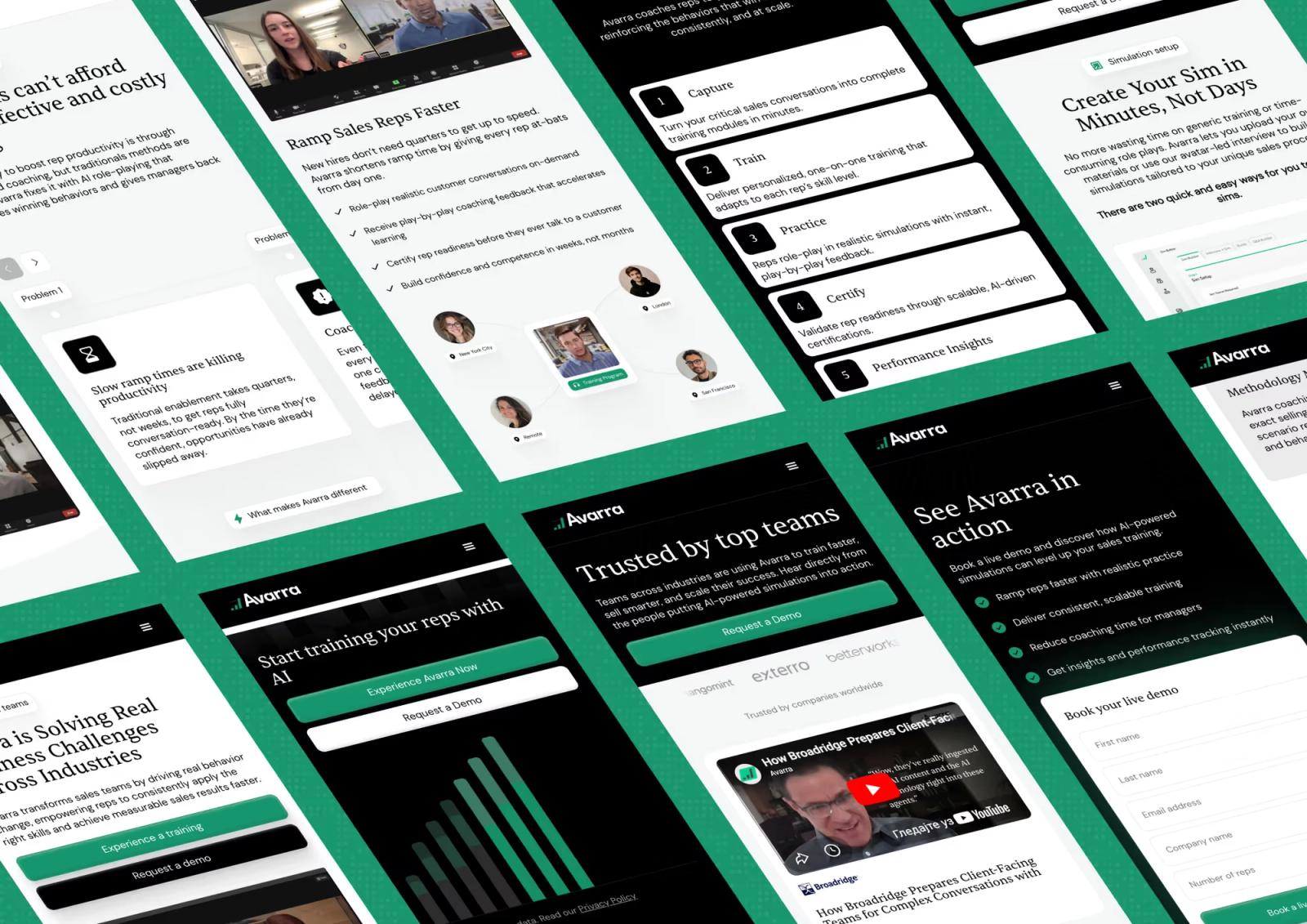 Avarra.ai: Website Revamp That Drove 10 Qualified Leads per Day project screenshot 2