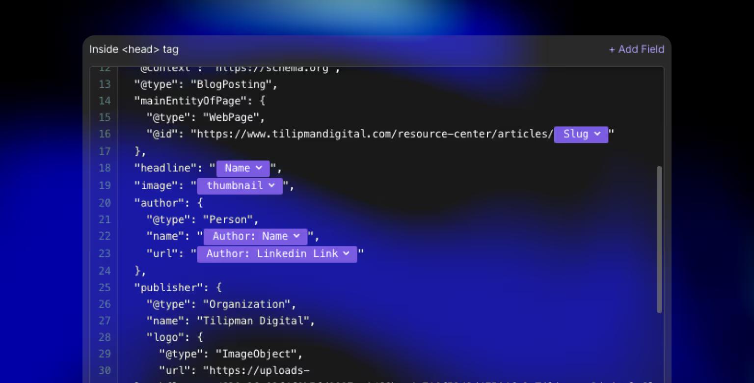 Webflow Schema Markup: Dynamic Implementation