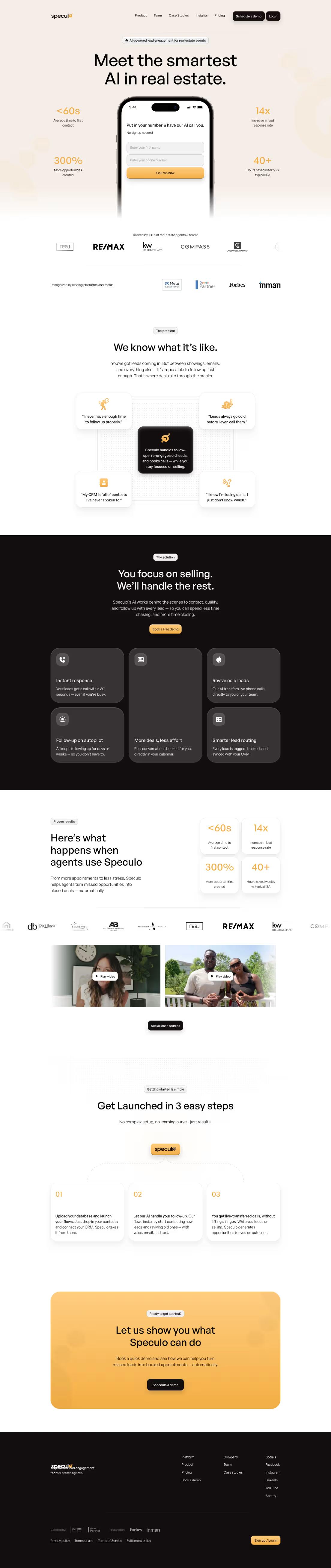 Speculo AI: From Legacy Website to High-Converting AI Demo Engine preview