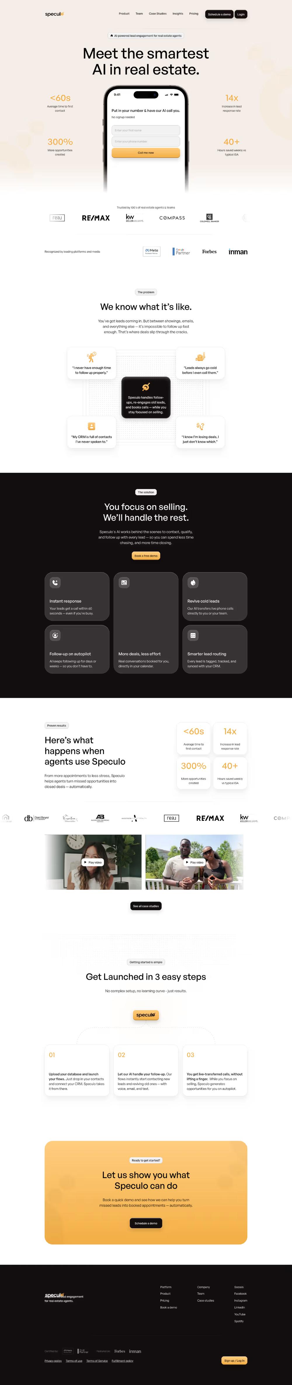 Speculo AI: From Legacy Website to High-Converting AI Demo Engine preview