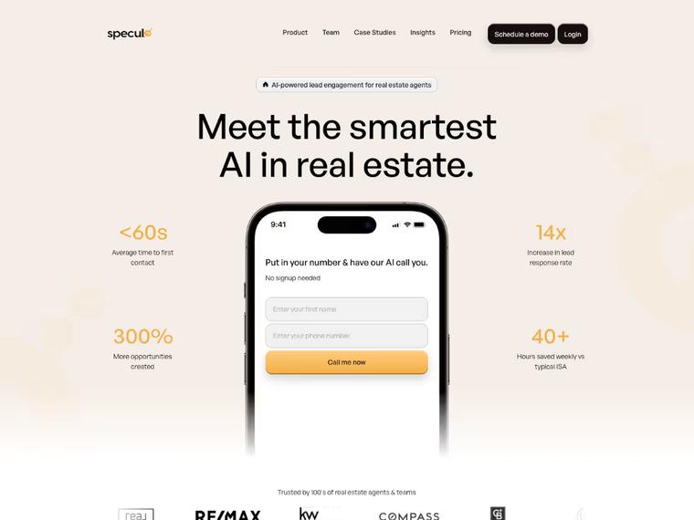 Speculo AI: From Legacy Website to High-Converting AI Demo Engine Case Study