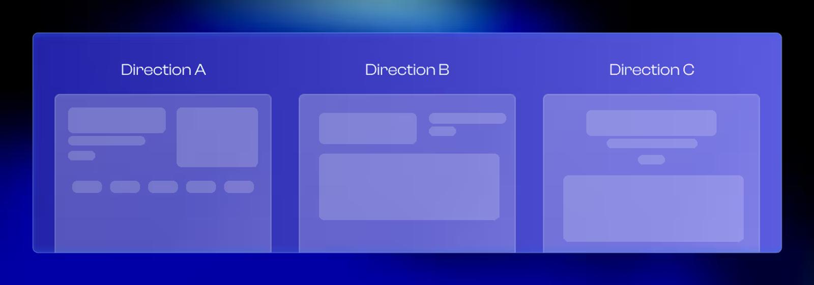 Design Direction Exploration through Home Page