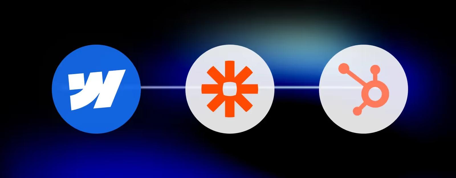 Webflow HubSpot Integration using Zapier