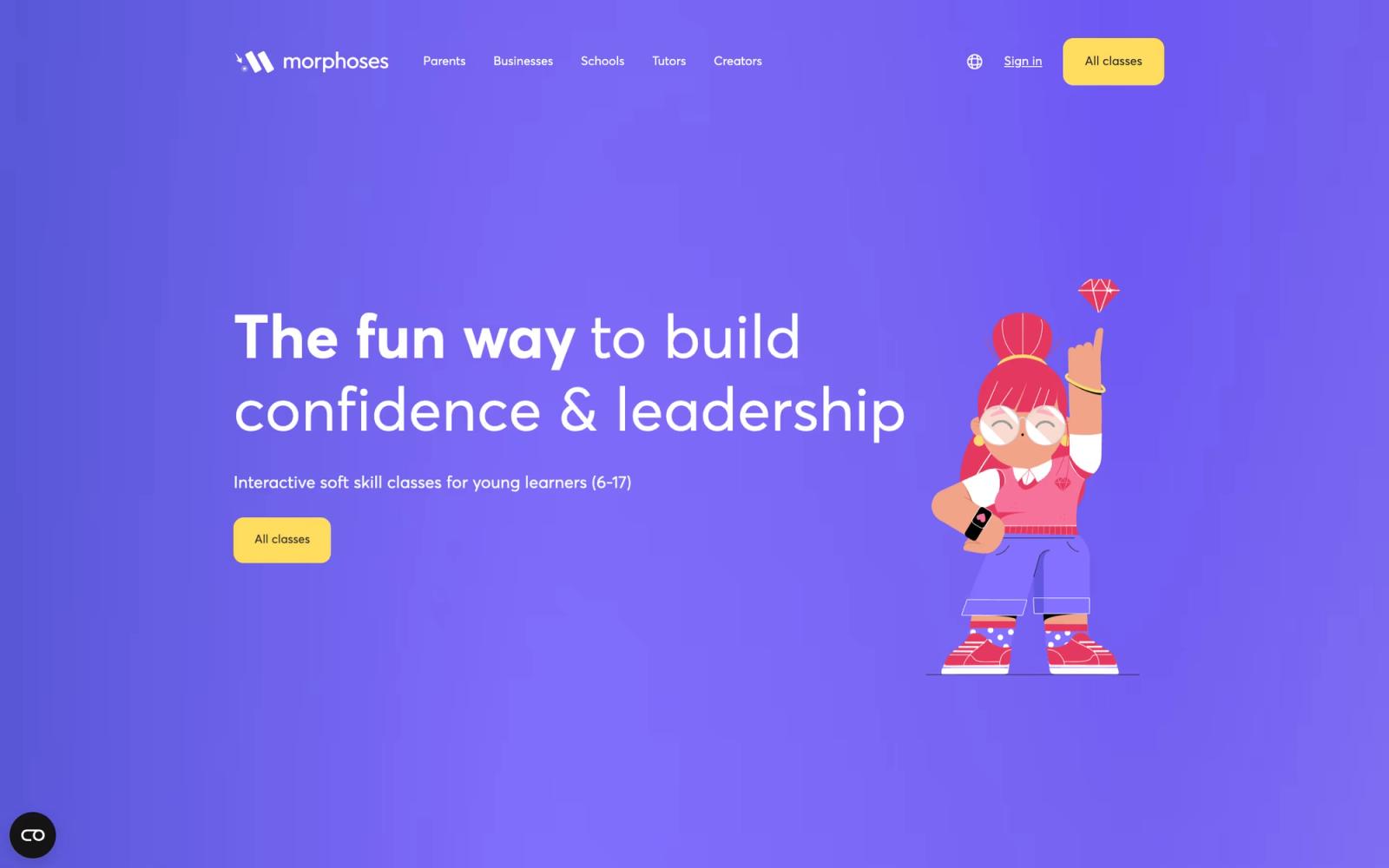 B2B website example #4: Morphoses
