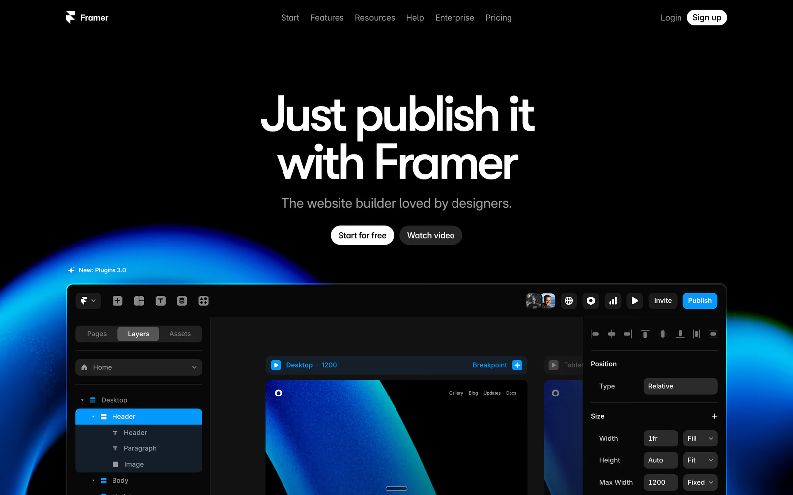 Framer — Squarespace alternative for designers