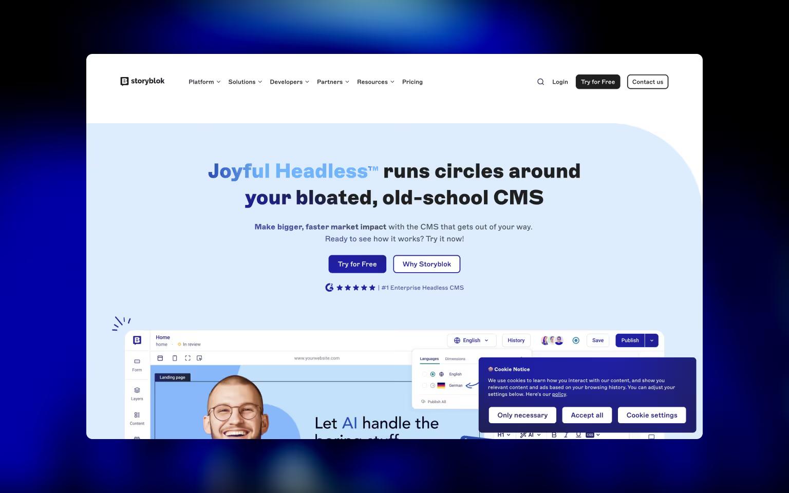 Drupal Alternative #6: Storyblok