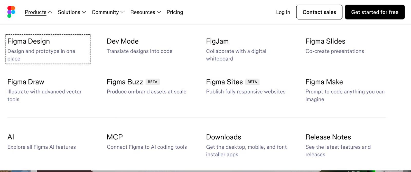 Figma Meganav Menu Example