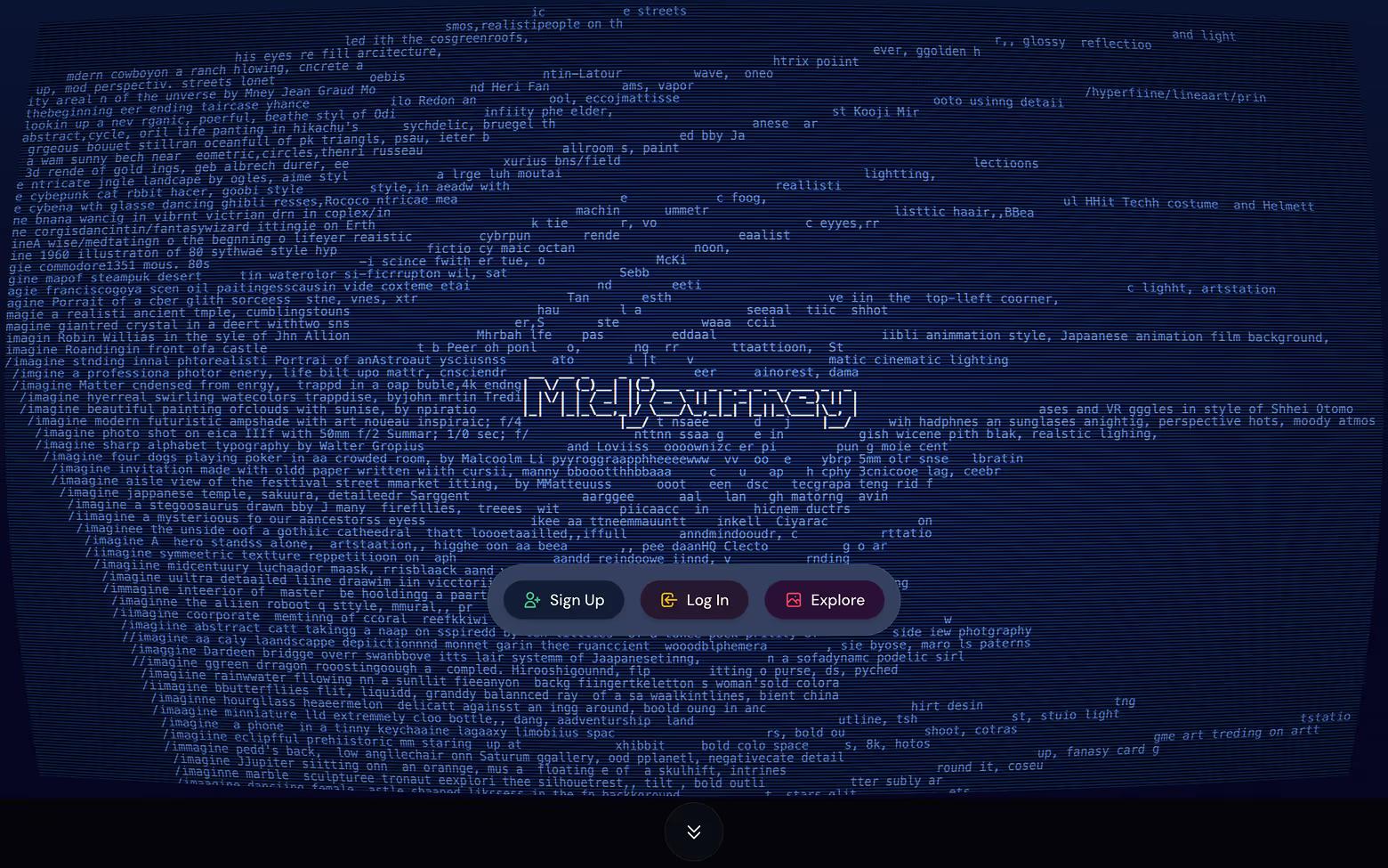 AI Website Example 17: Midjourney.com