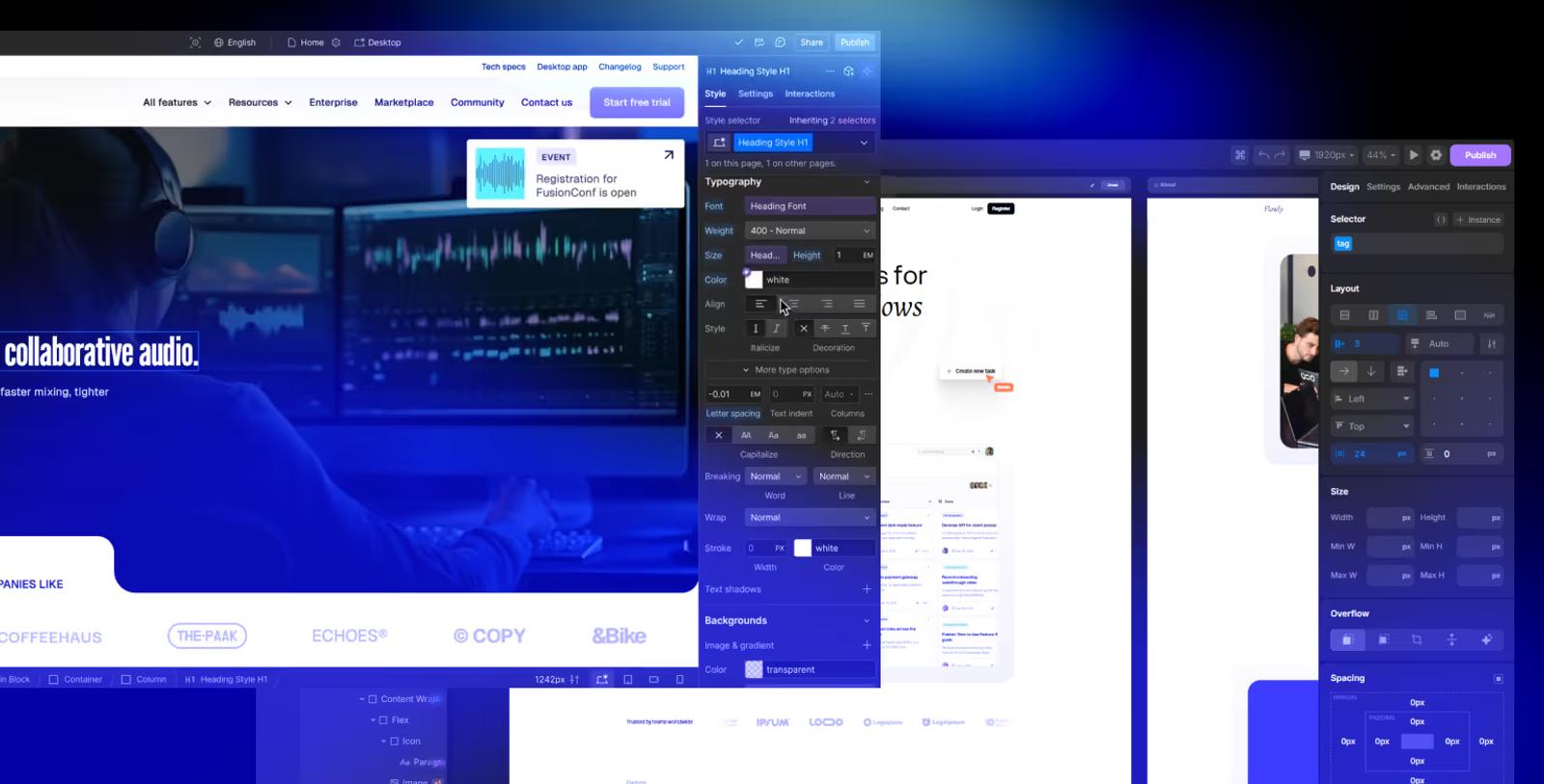 Webflow vs Divhunt — Visual Builders