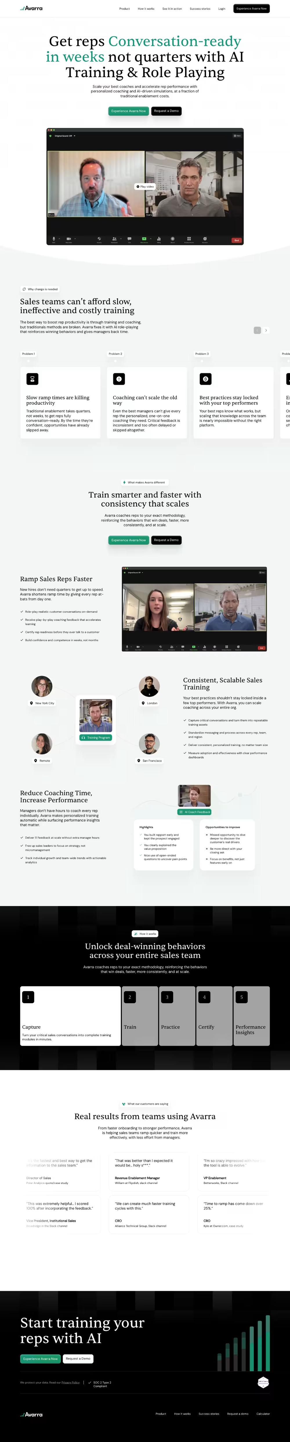 Avarra.ai: Website Revamp That Drove 10 Qualified Leads per Day preview