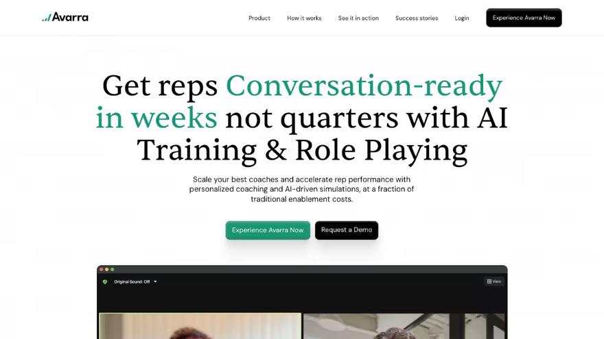 Avarra.ai: Website Revamp That Drove 10 Qualified Leads per Day preview