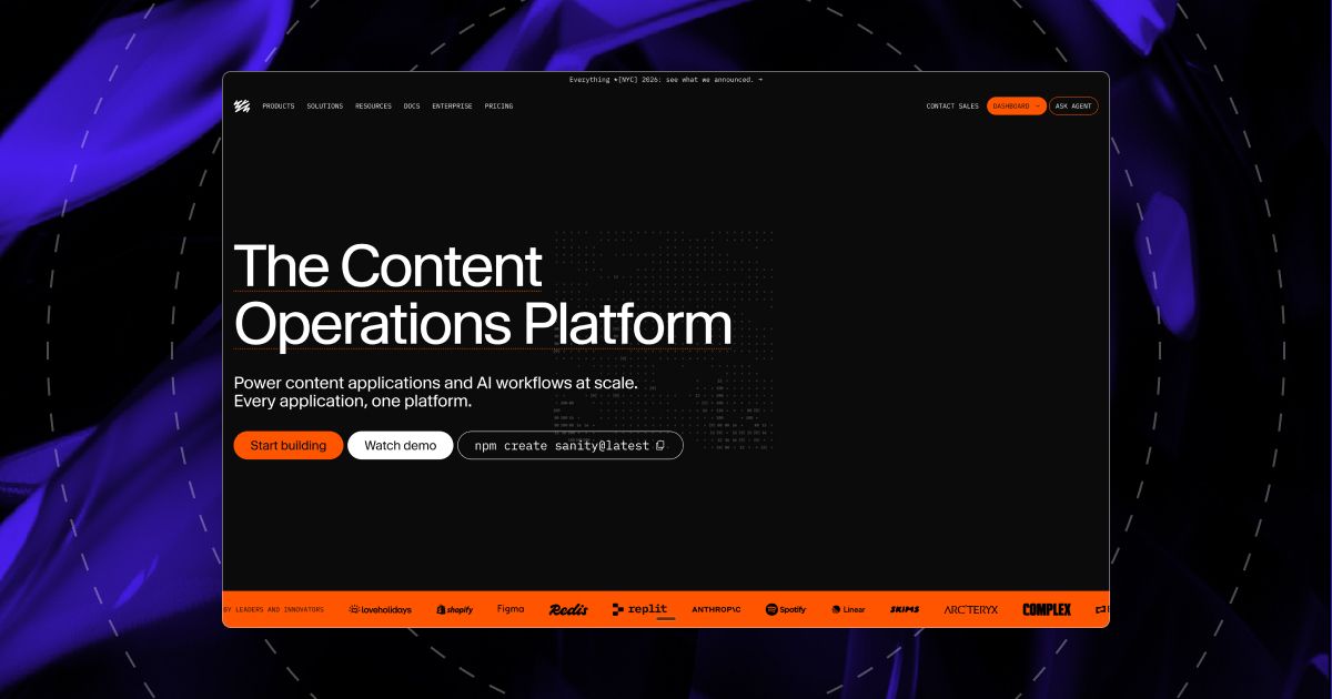 Sanity CMS with Next.js: the Studio and Presentation tool for editing a marketing site