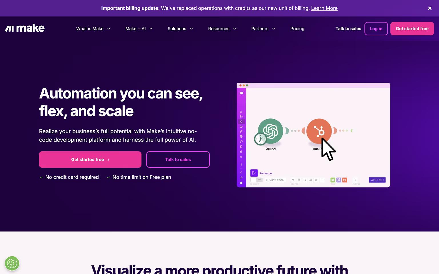 Make.com Automation Tool Website