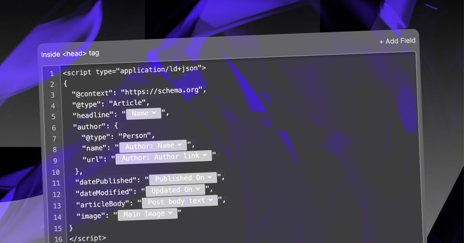 Adding schema markup in Webflow