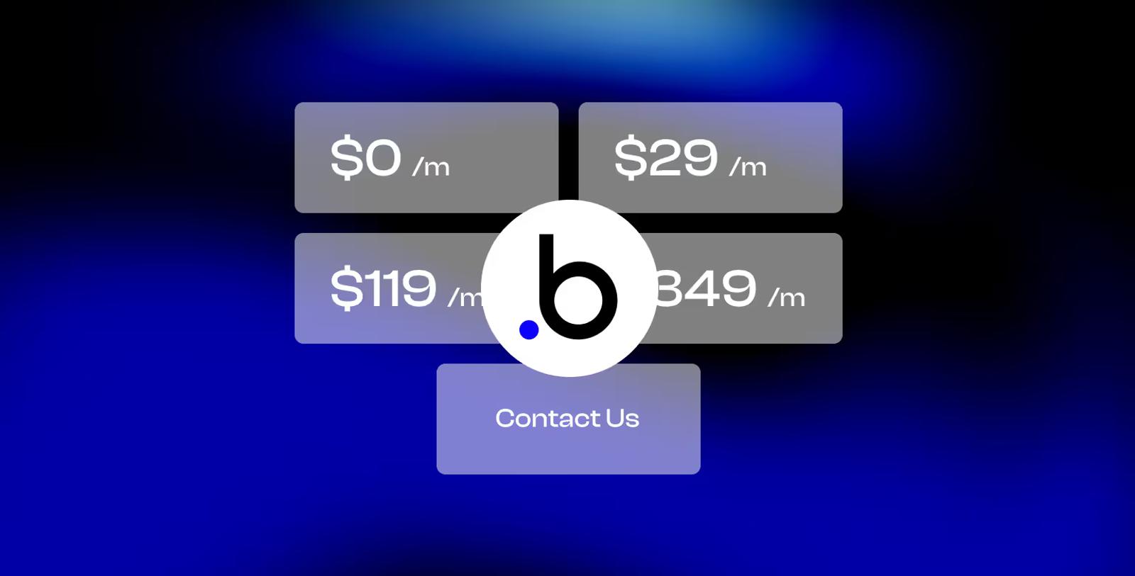 Bubble yearly pricing plans overview