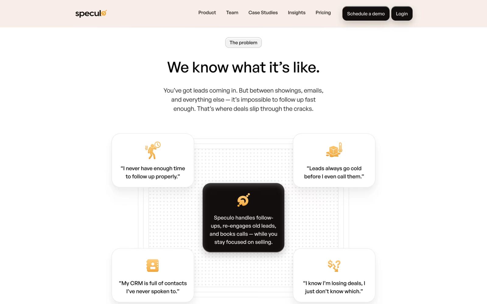 Speculo AI's intuitive navigation