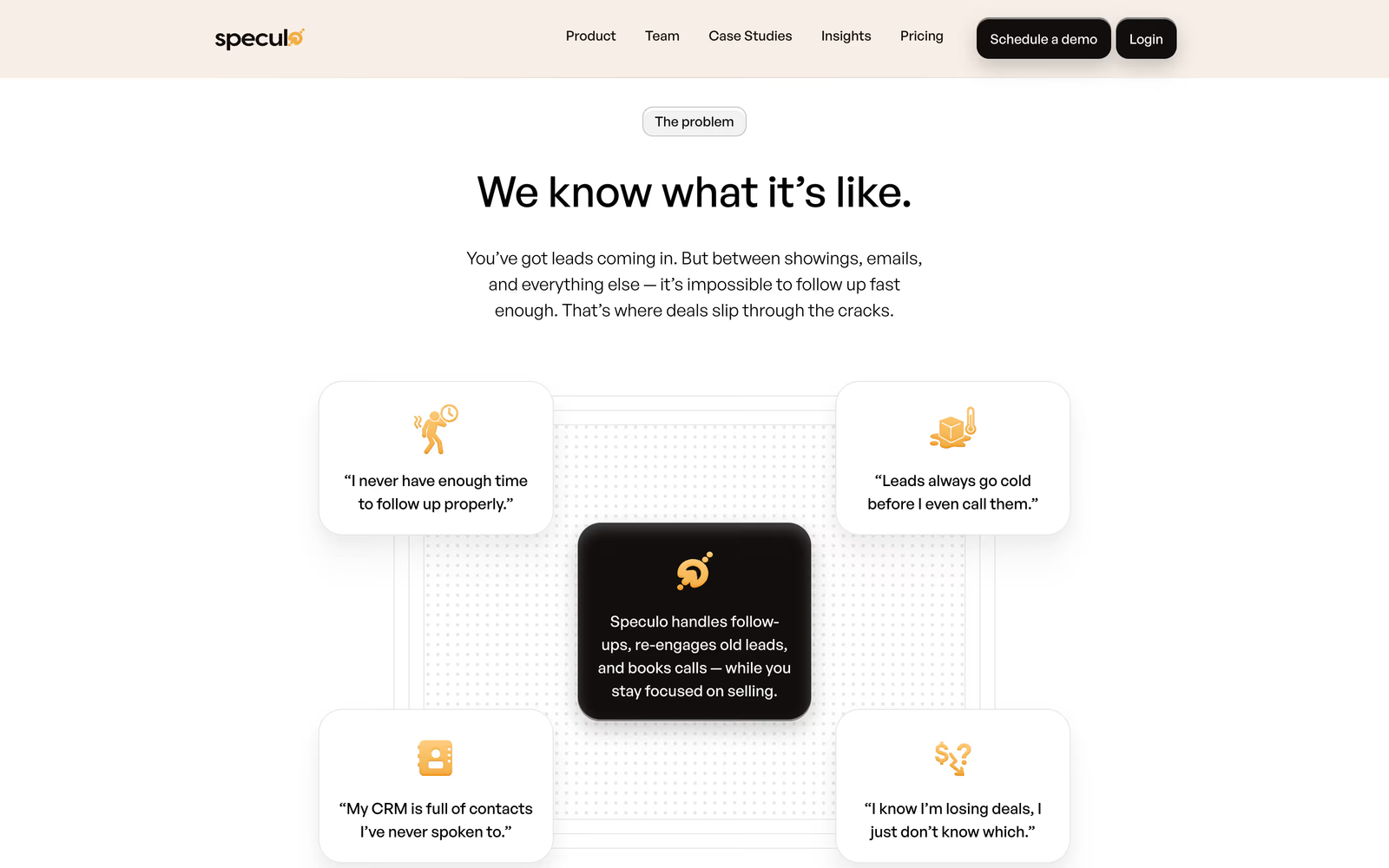 Speculo AI's intuitive navigation