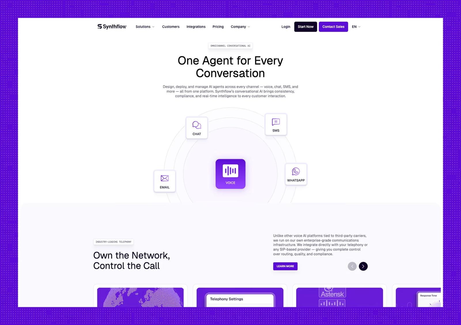 Synthflow AI: Turning $20M Raise Into a Scalable Web Presence project screenshot 6