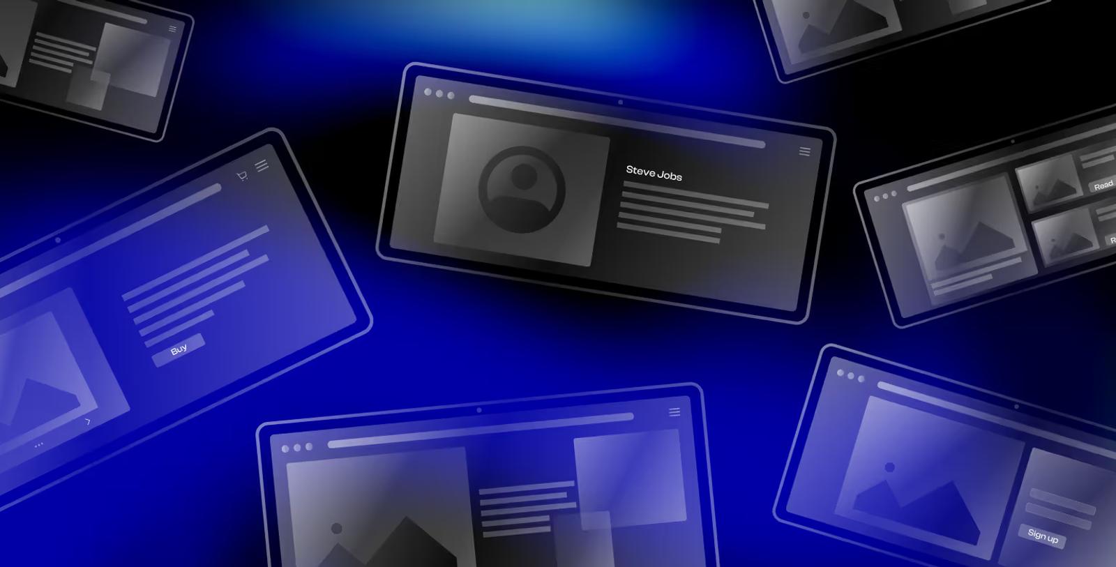 Examples of website types you can build with Webflow CMS