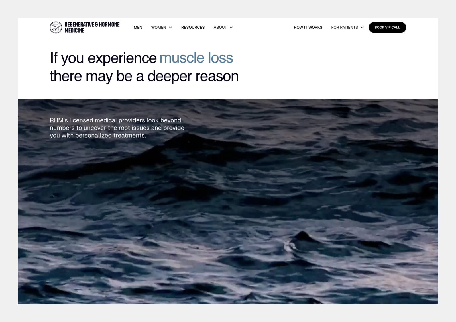 RHMMed: A Hormone Clinic's Rebrand, Rebuild, and Growth Engine project screenshot 1