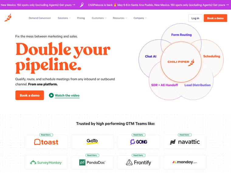 Chili Piper: Repositioning & Solving a $65K/Year Webflow Enterprise Problem Case Study