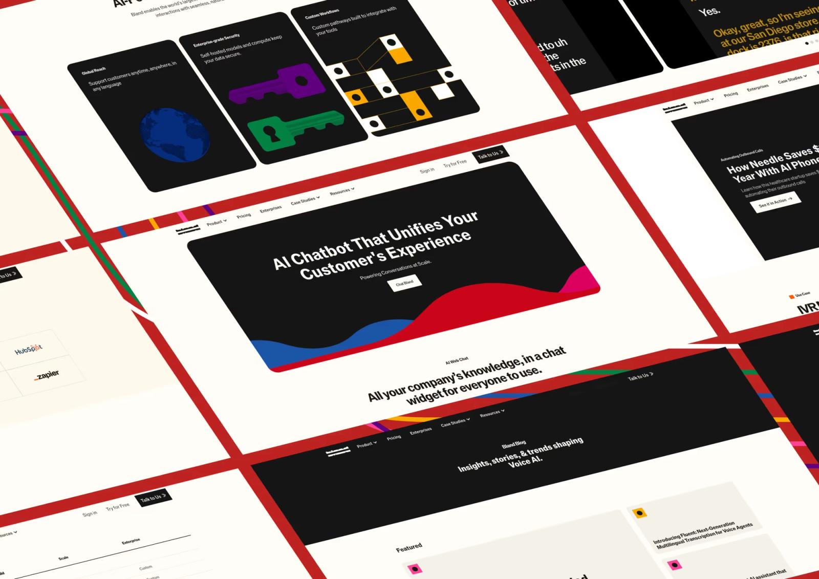 Bland AI: A High-Speed Revamp That Drove 35% More Traffic Post-Series B project screenshot 2