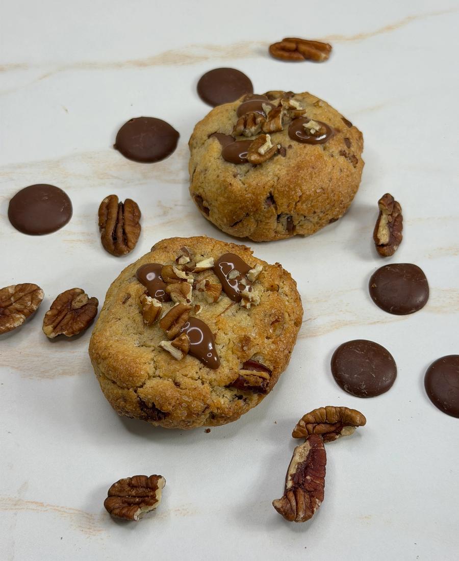 Cookie chocolat au lait, noix de pécan