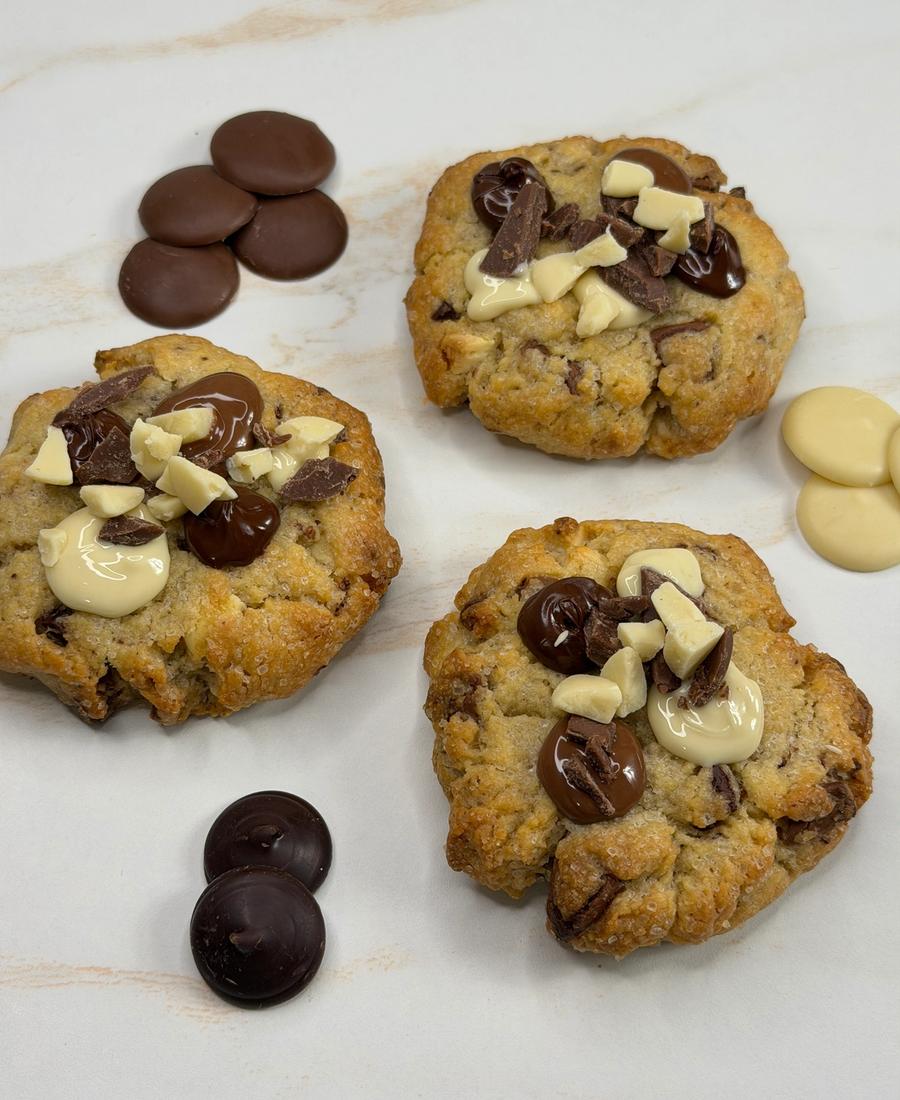 Cookie trois chocolats
