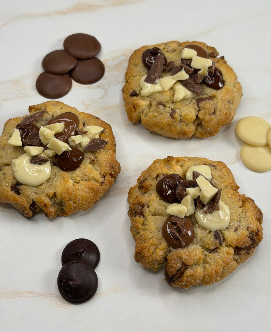 Cookie trois chocolats