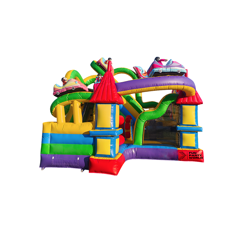 Combo gonflable Roller Coaster