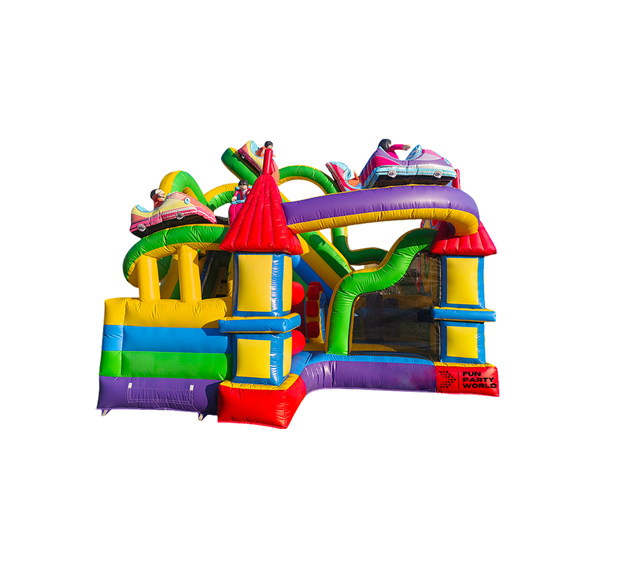 Combo gonflable Roller Coaster