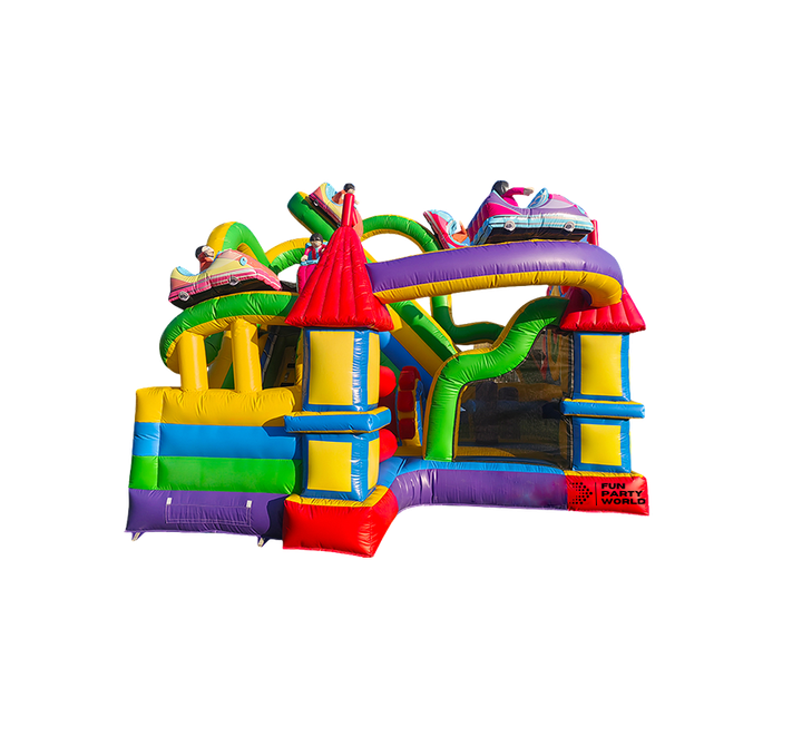 Combo gonflable Roller Coaster
