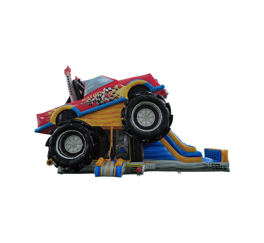 Château gonflable Crazy Truck
