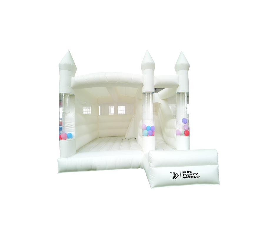 Combo gonflable Maison Blanche
