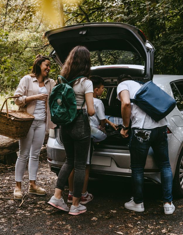 Familie auf dem Land