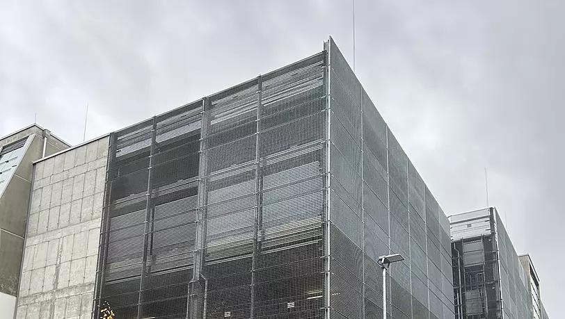 Das Parkhaus in der Flößergasse 6f