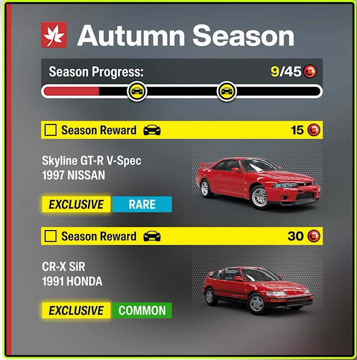 Welcome to Japan season rewards