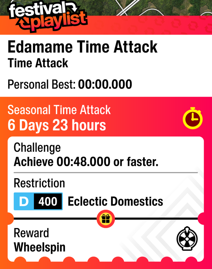 Edamame Time Attack detail